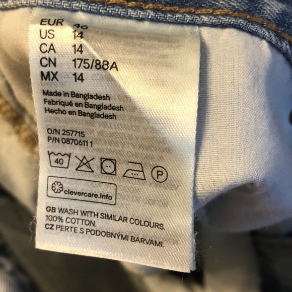 Light wash h&m denim shirt - Picture 4 of 4